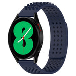 20mm Holes Breathable 3D Dots Silicone Watch Band, For Samsung Galaxy Watch 4 44mm, For Samsung Galaxy Watch 4 40mm, For Samsung  Galaxy Watch 4 Classic 46mm