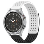 20mm Holes Breathable 3D Dots Silicone Watch Band, For Samsung Galaxy Watch 4 44mm, For Samsung Galaxy Watch 4 40mm, For Samsung  Galaxy Watch 4 Classic 46mm