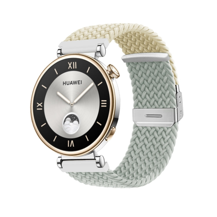 Integrated Buckle Braided Nylon Watch Band, For Huawei Watch GT4 41mm