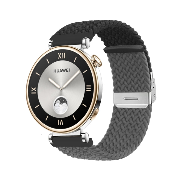 Integrated Buckle Braided Nylon Watch Band, For Huawei Watch GT4 41mm