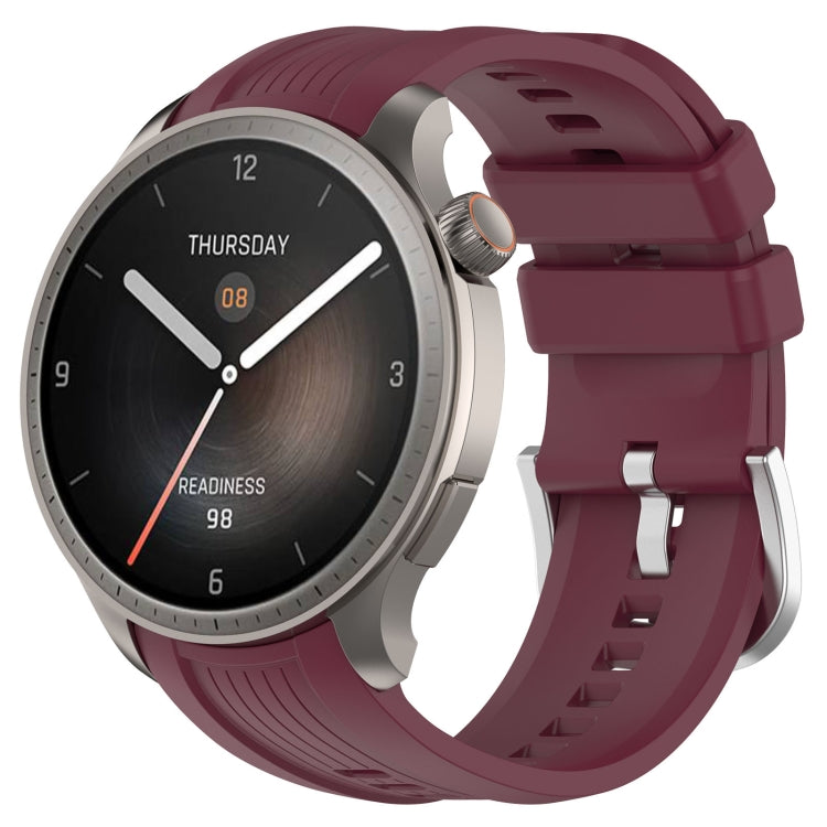 Vertical Texture Silicone Watch Band, For Amazfit Balance A2286