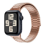 Bamboo Magnetic Stainless Steel Metal Watch Strap, For Apple Watch SE 2023 44mm, For Apple Watch SE 2023 40mm, For Apple Watch Ultra 2 49mm, For Apple Watch Series 9 45mm, For Apple Watch Series 9 41mm, For Apple Watch Ultra 49mm