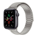 Bamboo Magnetic Stainless Steel Metal Watch Strap, For Apple Watch Series 6 40mm, For Apple Watch Series 6 44mm, For Apple Watch Series 5 44mm, For Apple Watch Series 5 40mm, For Apple Watch Series 4 44mm, For Apple Watch Series 4 40mm