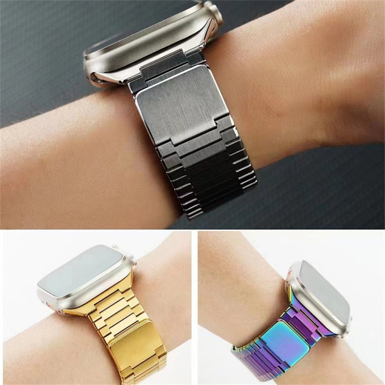 Bamboo Magnetic Stainless Steel Metal Watch Strap, For Apple Watch Series 8 41mm, For Apple Watch Series 8 45mm, For Apple Watch SE 2022 40mm, For Apple Watch SE 2022 44mm, For Apple Watch Series 7 41mm, For Apple Watch Series 7 45mm
