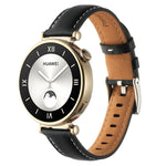 18mm Thread Pin Buckle Leather Watch Band, For Huawei Watch GT4 41mm