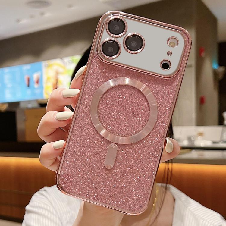 Glitter Electroplating MagSafe TPU Phone Case, For iPhone 17e / 16e, For iPhone 17 Pro Max, For iPhone 17 Pro, For iPhone 17, For iPhone Air, For iPhone 16 Pro Max