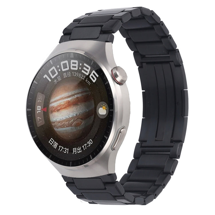 H-Shaped Folding Buckle Stainless Steel Metal Watch Band, For Huawei Watch GT4 46mm, For Huawei Watch 4 / 4 Pro, For Huawei Watch Ultimate / Buds, For Huawei Watch GT3 SE, For Huaei Watch 3 Pro New, For Huawei Watch GT3 Pro 46mm / Watch GT3 46mm       ...