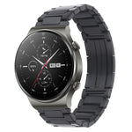 H-Shaped Folding Buckle Stainless Steel Metal Watch Band, For Huawei Watch GT4 46mm, For Huawei Watch 4 / 4 Pro, For Huawei Watch Ultimate / Buds, For Huawei Watch GT3 SE, For Huaei Watch 3 Pro New, For Huawei Watch GT3 Pro 46mm / Watch GT3 46mm       ...
