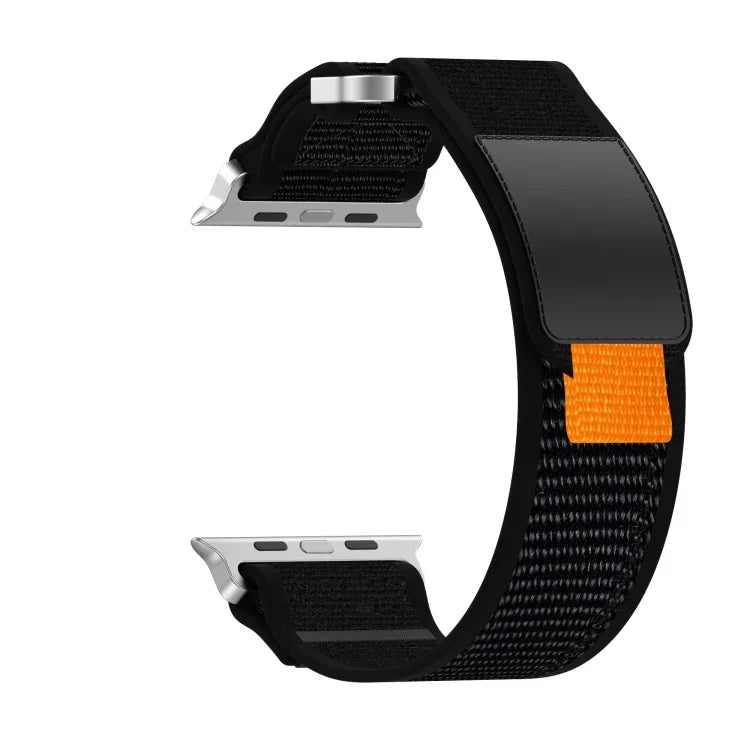 Double Hook and Loop Faster Nylon Watch Band, For Apple Watch SE 40mm, For Apple Watch SE 44mm, For Apple Watch Series 6 40mm, For Apple Watch Series 6 44mm, For Apple Watch Series 5 44mm, For Apple Watch Series 5 40mm, For Apple Watch 4 44mm          ...