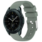 20mm Smooth Solid Color Silicone Watch Band, For Samsung  Galaxy Watch 4 Classic 42mm, For Samsung Galaxy Watch Active 2 44mm, For Samsung Galaxy Watch Active 2 40mm, For Samsung Galaxy Watch 42mm