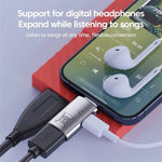 JS-109 USB-C / Type-C to Type-C + USB 3.0 Converter OTG Adapter for Digital Headset and U-Disk, Type-C to Type-C + USB