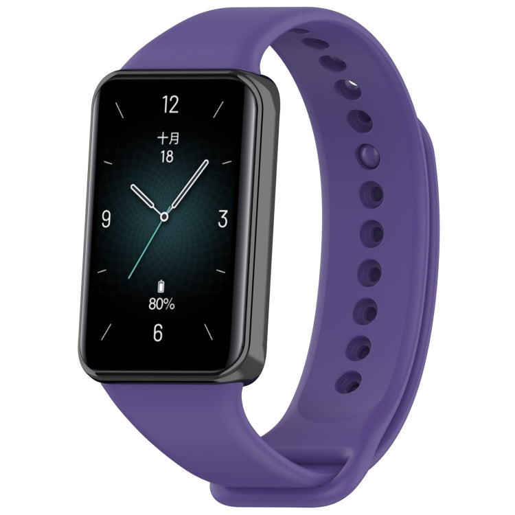 For Honor Band 9 Solid Color TPU Watch Band, Black, Sky Blue, Purple, Starlight, Starlihgt+Purple, Purple+Starlight, Dark Blue, Orange, White, Red, Pink, Teal, Dark Gray, Lime, Dark Green