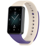 For Honor Band 9 Solid Color TPU Watch Band, Black, Sky Blue, Purple, Starlight, Starlihgt+Purple, Purple+Starlight, Dark Blue, Orange, White, Red, Pink, Teal, Dark Gray, Lime, Dark Green