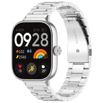 Three Bead Stainless Steel Metal Watch Band, For Xiaomi Band 10 Pro / Band 9 Pro / Band 8 Pro, For Redmi Watch 6 / Watch 5 / Watch 4