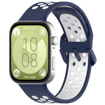 Two Color Silicone Sports Watch Band, For Huawei Watch Fit 3