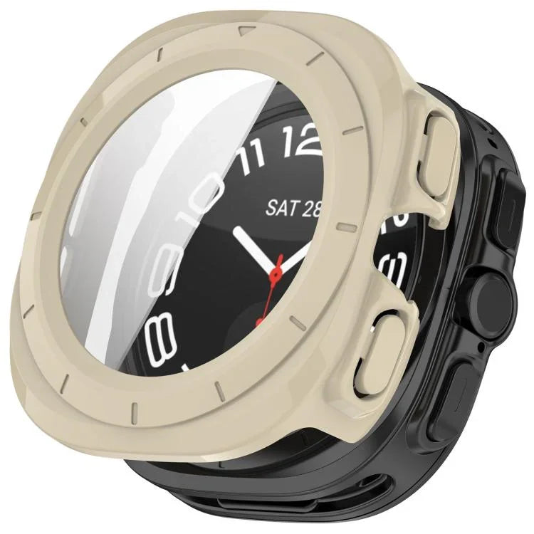 Tempered Film Integrated Waterproof PC Watch Protective Cover, For Samsung Galaxy Watch Ultra 47mm / Ultra 2025, For Samsung Galaxy Watch 7 44mm, For Samsung Galaxy Watch 7 40mm