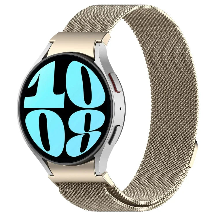 Milan Magnetic Quick Release Stainless Steel Watch Band, For Samsung Galaxy Watch FE 40mm, For Samsung Galaxy Watch  7 40 / 44mm
