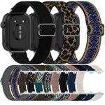 For Huawei Watch Fit 3 Ethnic Style Elastic Nylon Watch Band