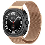 For Samsung Galaxy Watch Ultra 47mm Milan Magnetic Metal Steel Watch Band