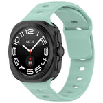 For Galaxy Watch Ultra2 2026 / 2025 / 1 2024 Solid Color Reverse Buckle Silicone Watch Band, Black, White, Blue, Yellow, Light Gray, Dark Green, Cyan, Dark Blue, Starlight, Pink