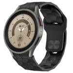 Football Texture Reverse Buckle Silicone Watch Band, For Samsung Galaxy watch 5 Golf Edition, For Samsung Galaxy Watch 5  44mm, For Samsung Galaxy Watch 5 Pro  45mm, For Samsung Galaxy Watch 5  40mm