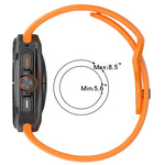 For Samsung Galaxy Watch Ultra 47mm Holes Style Square Buckle Solid Color Silicone Watch Band