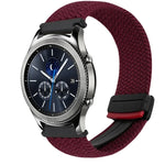 22mm Magnetic Buckle Braided Watch Band, For Samsung Galaxy Gear S3 Classic, For Samsung Galaxy Watch 46mm