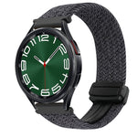 20mm Magnetic Buckle Braided Watch Strap, For Samsung Galaxy Watch FE 40mm, For Samsung Galaxy Watch 6 Classic