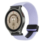 20mm Magnetic Buckle Braided Watch Strap, For Samsung Galaxy Watch 5 Pro, For Samsung Gear Sport