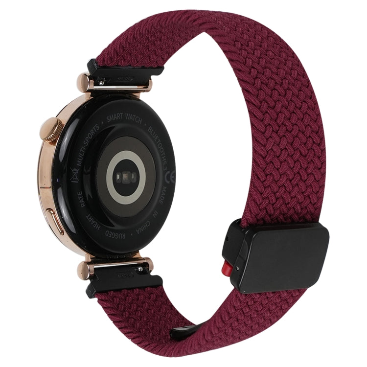 20mm Magnetic Buckle Braided Watch Strap, For Samsung Galaxy Watch Active 2, For Samsung Galaxy Watch 3 41mm