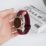 20mm Magnetic Buckle Braided Watch Strap, For Samsung Galaxy Watch Active 2, For Samsung Galaxy Watch 3 41mm