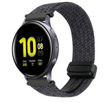 20mm Magnetic Buckle Braided Watch Strap, For Samsung Galaxy Watch Active 2, For Samsung Galaxy Watch 3 41mm