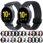 20mm Magnetic Buckle Braided Watch Strap, For Samsung Galaxy Watch Active 2, For Samsung Galaxy Watch 3 41mm