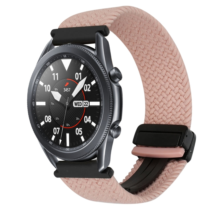 20mm Magnetic Buckle Braided Watch Strap, For Samsung Galaxy Watch Active 2, For Samsung Galaxy Watch 3 41mm