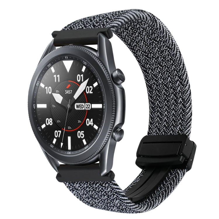 20mm Magnetic Buckle Braided Watch Strap, For Samsung Galaxy Watch Active 2, For Samsung Galaxy Watch 3 41mm