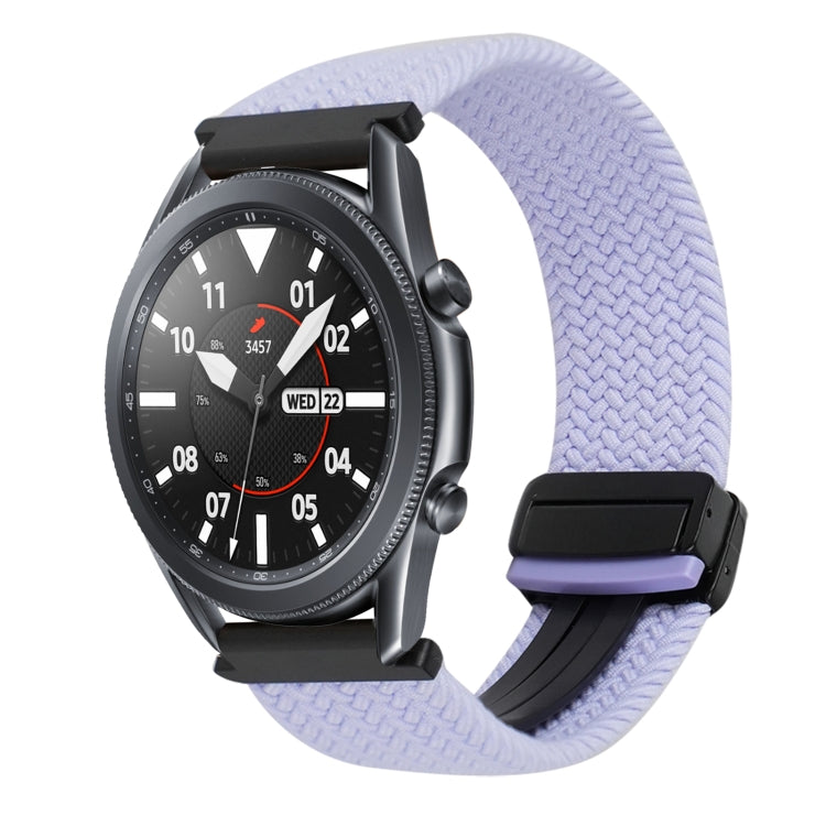 20mm Magnetic Buckle Braided Watch Strap, For Samsung Galaxy Watch Active 2, For Samsung Galaxy Watch 3 41mm