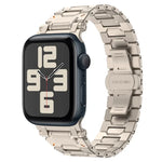 Pathfinder Stainless Steel Metal Watch Band, For Apple Watch Series 10 46mm, For Apple Watch SE 2023 44mm, For Apple Watch Ultra 2 49mm, For Apple Watch Series 9 45mm, For Apple Watch Ultra 49mm, For Apple Watch Series 8 45mm, For Apple Watch SE 2022 4...