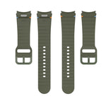 Wavy Grain Stitched Quick Release Silicone Watch Band, For Samsung Galaxy Watch 6 44mm, For Samsung Galaxy Watch 6 40mm, For Samsung Galaxy Watch 6 Classic 43mm, For Samsung Galaxy Watch 5 Pro Golf Edition