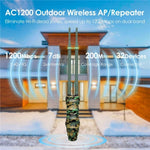 WAVLINK WN570HA2 IP67 Waterproof Outdoor WiFi Extender AC1200 Dual Band Wireless Router, US Plug, EU Plug, UK Plug, AU Plug