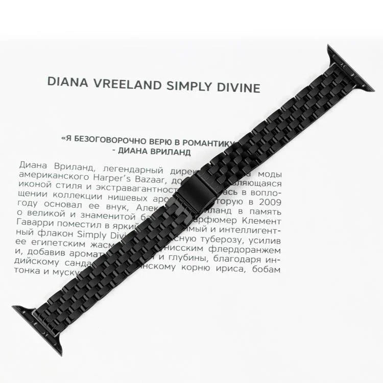 Small Waist Slingshot Buckle Steel Watch Band, For Apple Watch 46mm / 49mm / 45mm / 44mm, For Apple Watch 42mm / 41mm / 40mm / 38mm