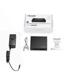 WAVLINK WN701AE IEEE 802.3AF / AT Auto-Discovery Centralized AP Management Poe Switch, US Plug, UK Plug, EU Plug, AU Plug