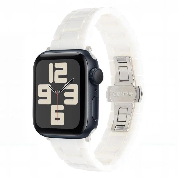 Tank Grain Ceramics Watch Band, For Apple Watch 46mm / 49mm / 45mm / 44mm, For Apple Watch 42mm / 41mm / 40mm / 38mm