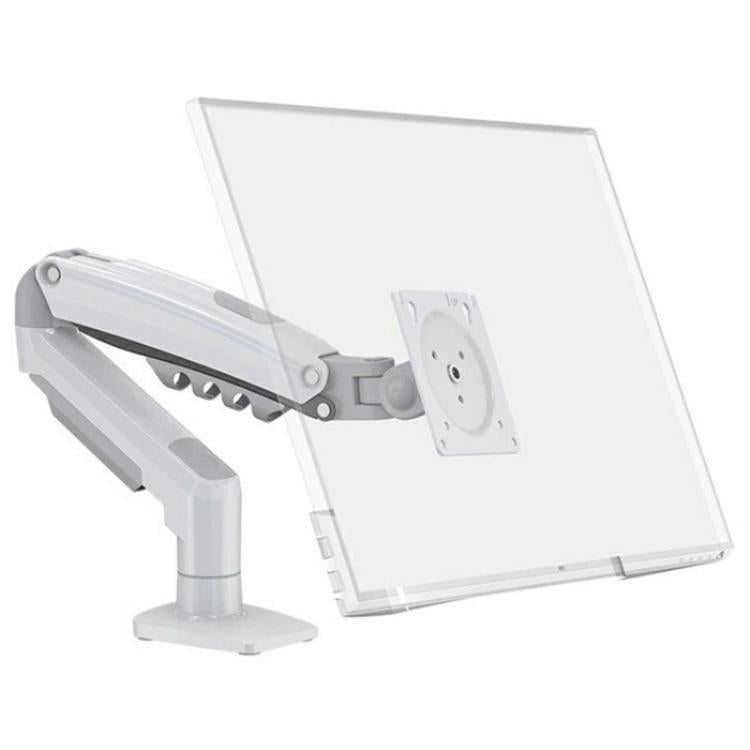 NORTH BAYOU F80 White Adjustable Height Mechanical Desk Mount 17-30 Inch Displays Stand, F80