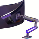 NORTH BAYOU G70 Height Adjustable Desktop Mount Mechanical Spring Gaming Monitor Stand, G70