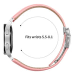 Quick Release Lychee Texture Silver Turtle Back Buckle Leather Watch Band, For Samsung Galaxy Watch 7 40 / 44mm