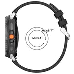 Hybrid Nylon Braid Silicone Watch Band, For Samsung Galaxy Watch8 / Watch8 Classic