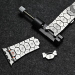 Octagonal Stainless Steel  Watch, For Apple Watch 46mm / 49mm / 45mm / 44mm
