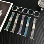 Chameleon PC Case Epoxy Resin Watch Band, For Apple Watch Series 10 46mm, For Apple Watch Series 10 42mm, For Apple Watch 44mm / 45mm, For Apple Watch 40mm / 41mm, For Apple Watch 49mm