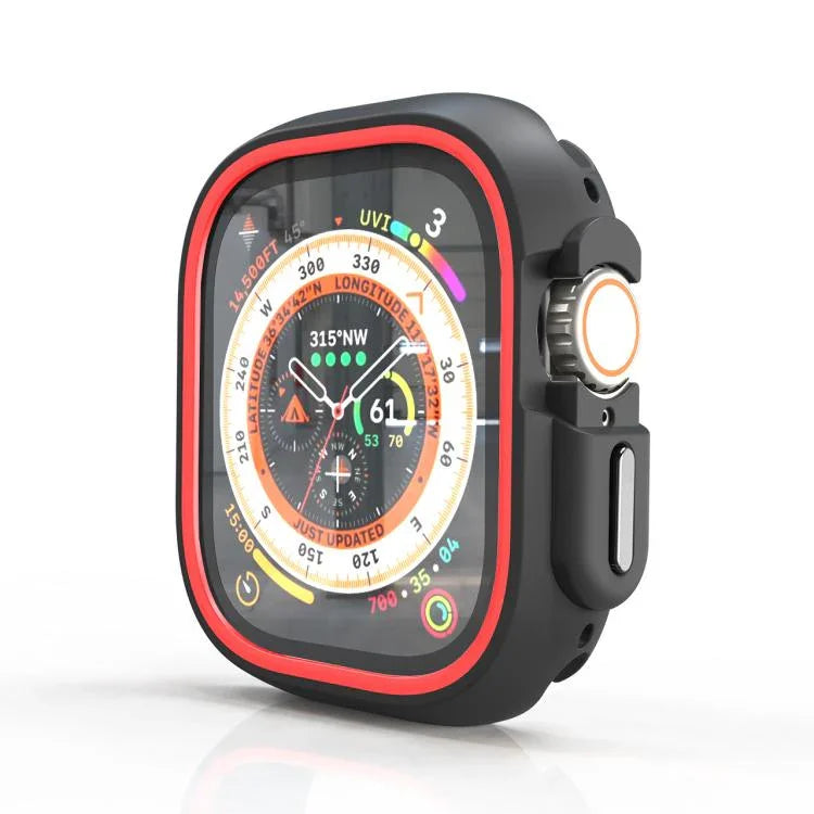 Two-Color Half Wrap PC Protective Case, For Apple Watch 44mm / 45mm, For Apple Watch Ultra 49mm