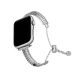 White Stone Love Bracelet Zinc Alloy Watch Band, For Apple Watch 46mm / 49mm / 45mm / 44mm, For Apple Watch 42mm / 41mm / 40mm / 38mm